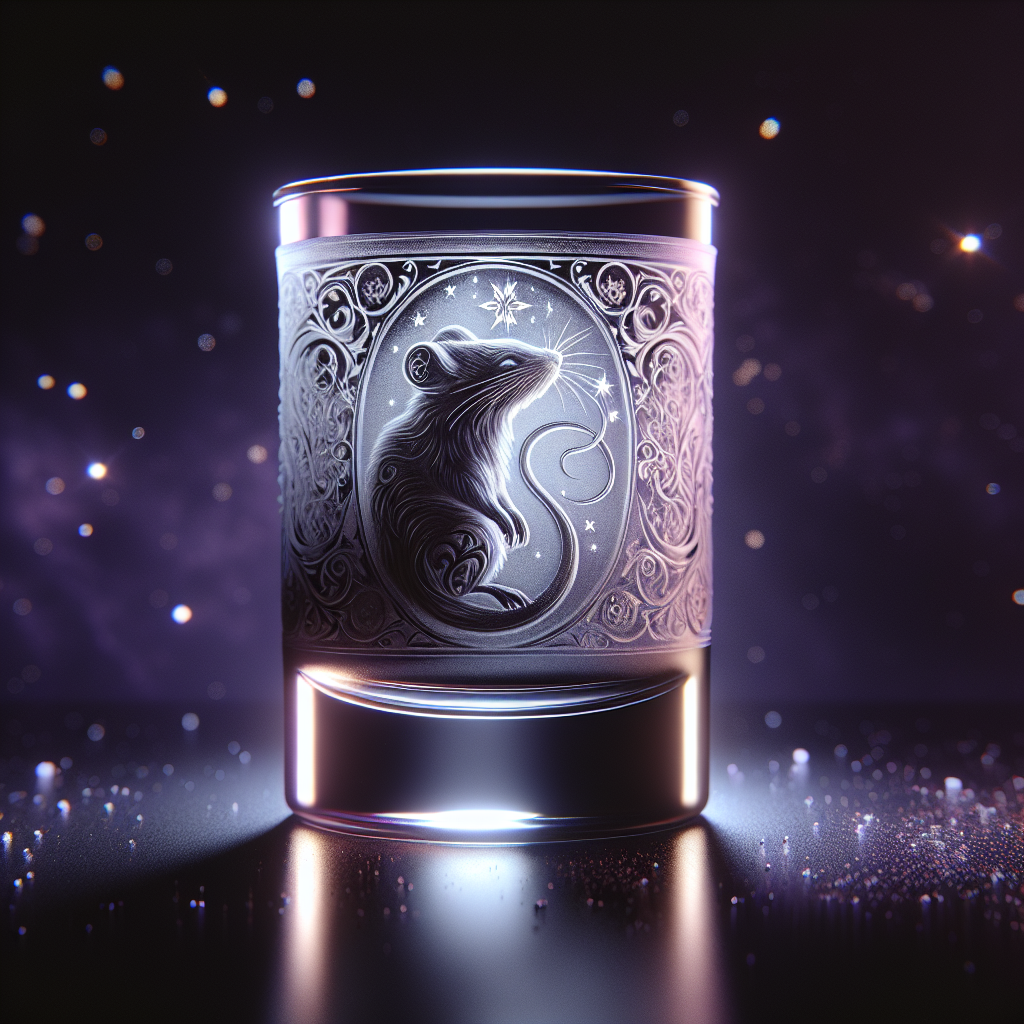 Rat Zodiac Etched Shot Glass — The Infinite Paradox